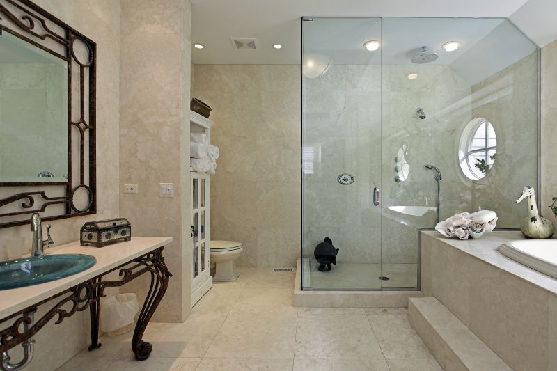 Spa Bathroom with Rainfall Shower